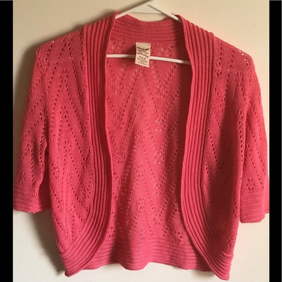 Pink Open top cardigan - Picture 4 of 8